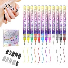 12 Colors Nail Art Paint Pens
