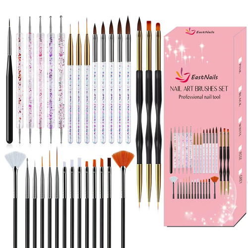 31pcs nail art brushes - brushes, gel
