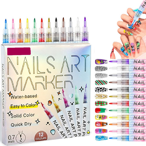 Colours nail art - 12,