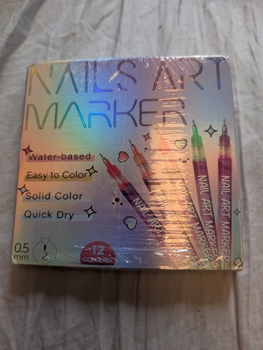 Colours nail art pens - 12,