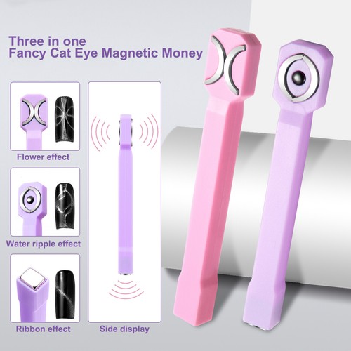 Cat eye magnet nail - cat,