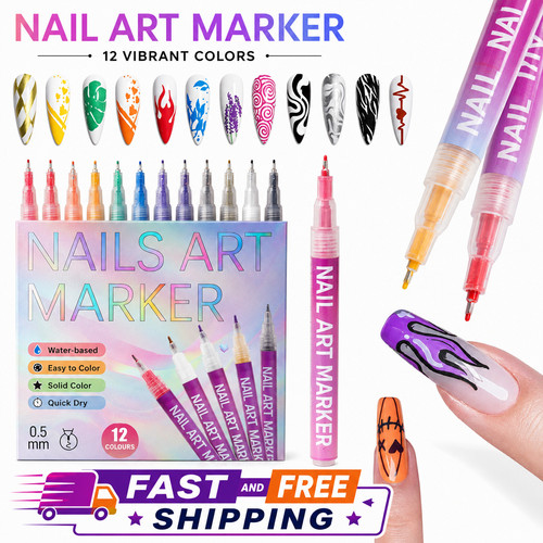 Colours nail art - art, set